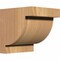 Ekena Millwork Alpine Smooth Corbel, Western Red Cedar, 5 1/2"W x 6"D x 6"H COR06X06X06ALP00SWR - alternate 1